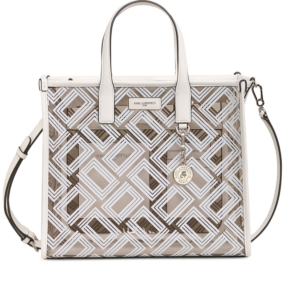 Carl Lagerfeld Geometric Tote
